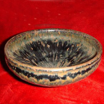 广元窑虎斑釉碗