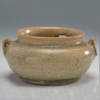 溪窑青瓷罐